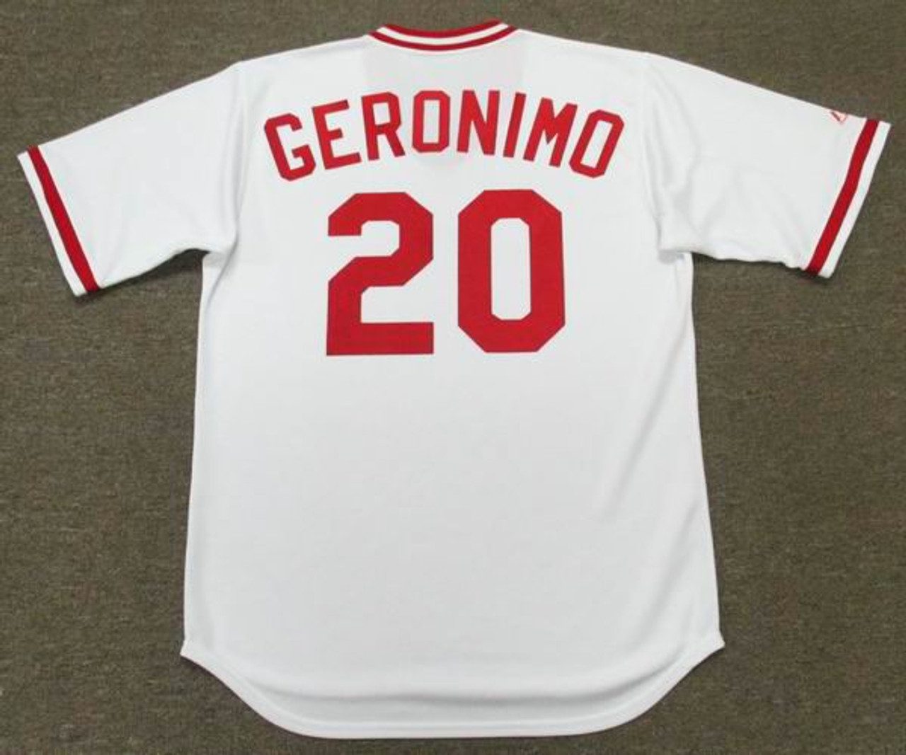 CESAR GERONIMO Cincinnati Reds 1975 Majestic Cooperstown Throwback ...