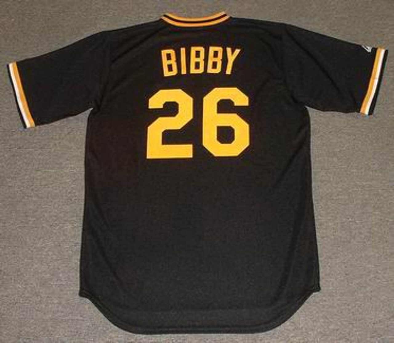 JIM BIBBY Pittsburgh Pirates 1980 Majestic Cooperstown Throwback